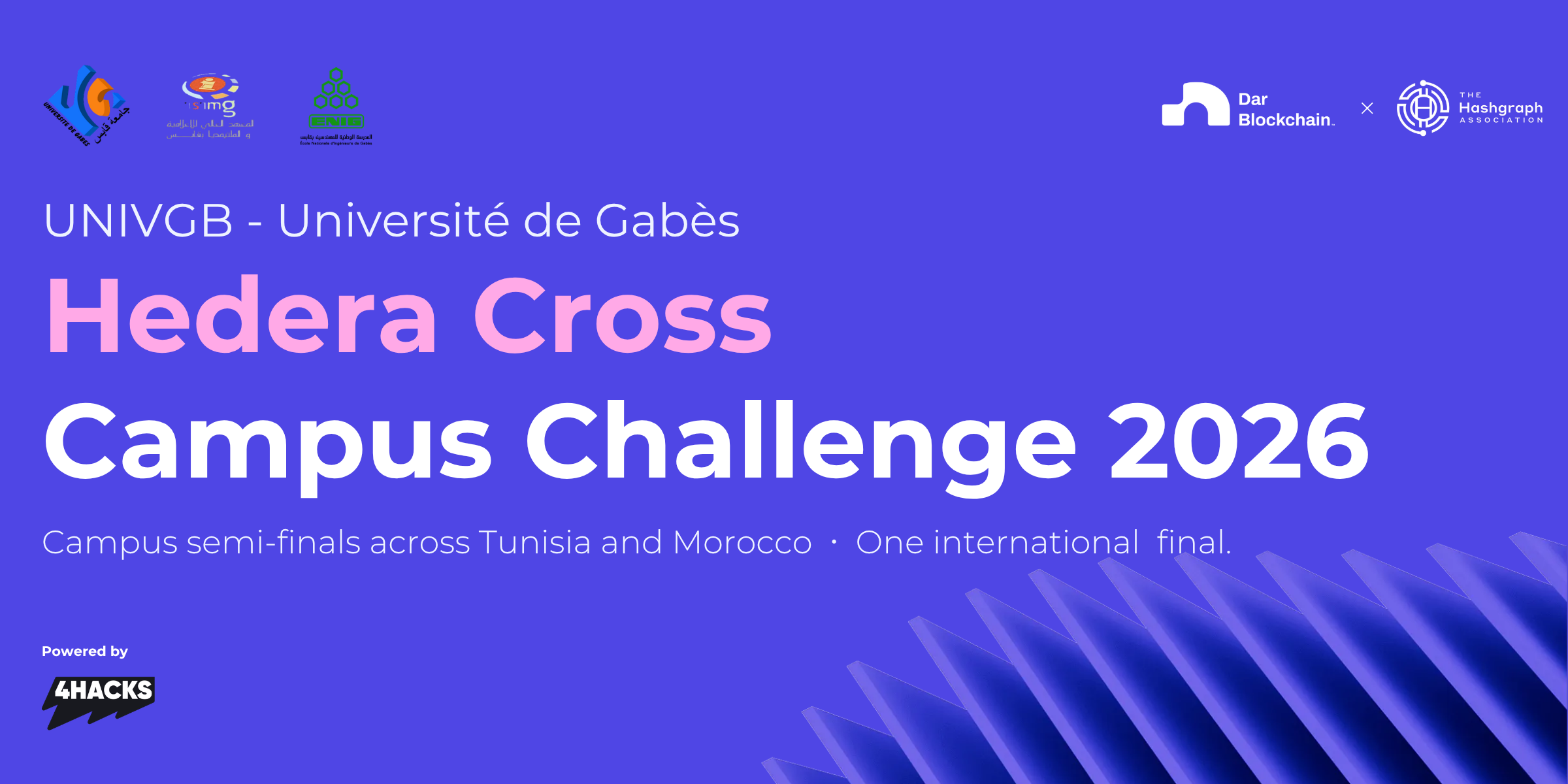 UNIVGB - Université de Gabès Campus Edition — Hedera Cross Campus Challenge 2026